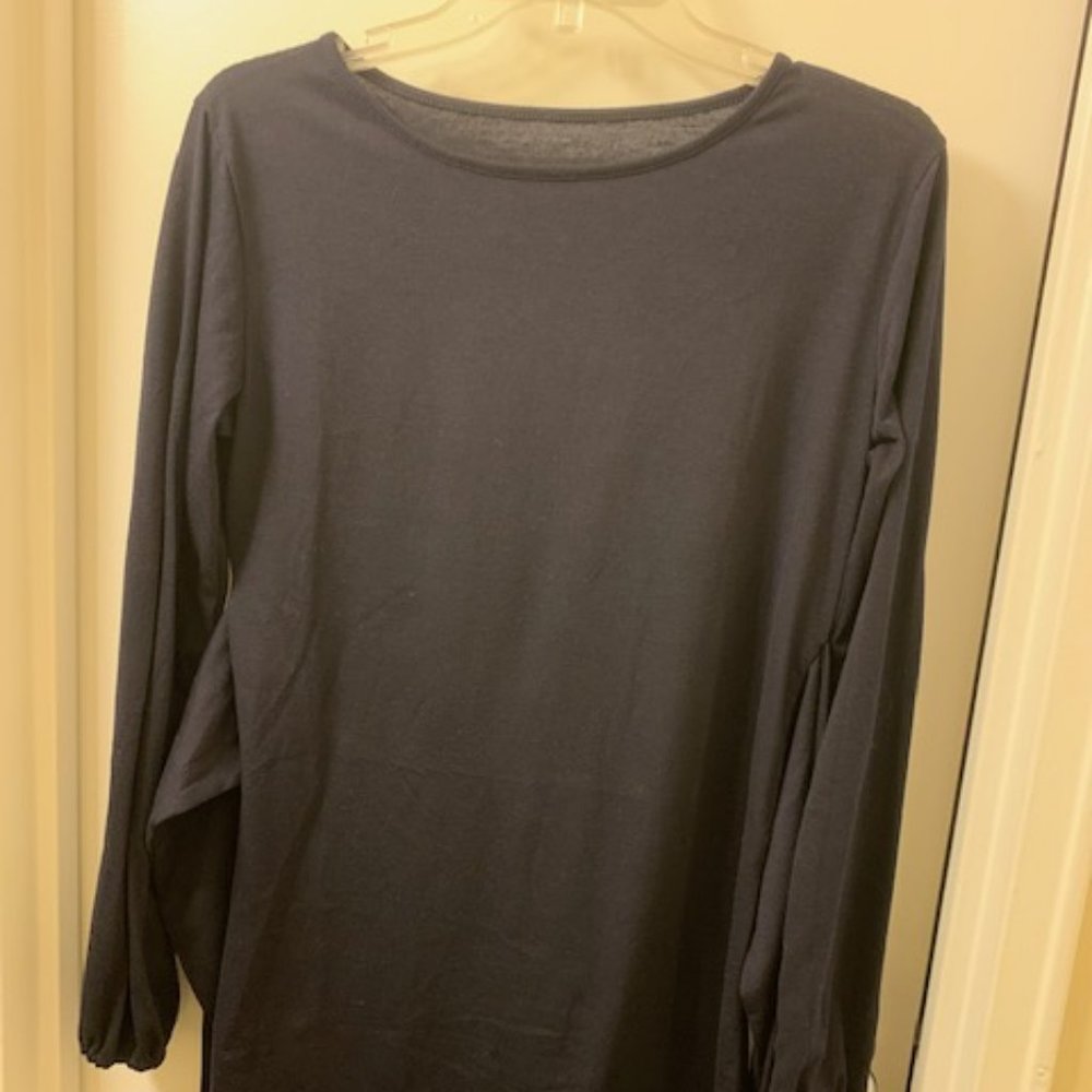 Amazon- Size Large- Navy Blue Long Sleeve Dress